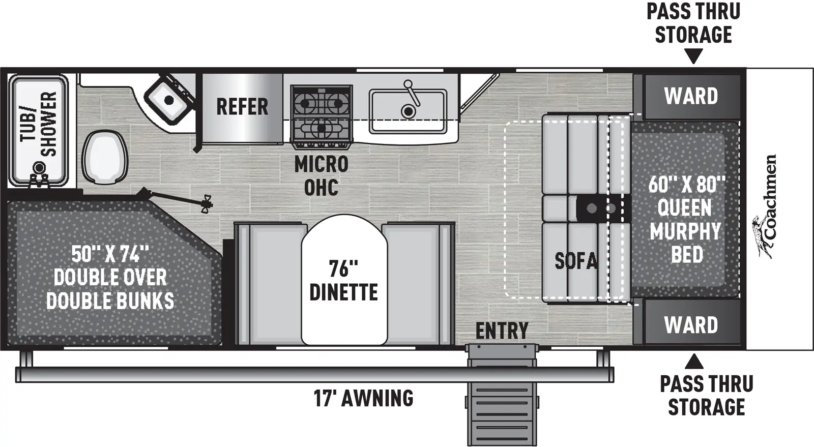 Freedom Express Select 22SE Floorplan